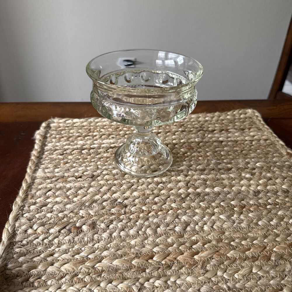 Kings Crown Vintage Goblet Has A Hint Of Green No Defects